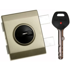 Замок накладной Gerda Tytan ZX Plus никель Замок накладной Gerda Tytan ZX Plus никель