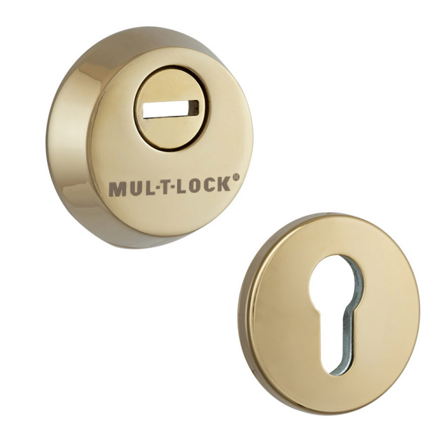 Броненакладка накладная Mul-t-lock SL3 48-53мм SB полированное золото Броненакладка накладная Mul-t-lock SL3 48-53мм SB полированное золото
