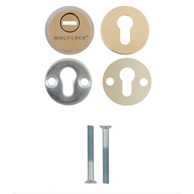 Броненакладка накладная Mul-t-lock SL3 48-53мм SB полированное золото Броненакладка накладная Mul-t-lock SL3 48-53мм SB полированное золото