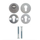 Броненакладка накладна Mul-t-lock SL3 48-53мм BN матова нержавіюча сталь