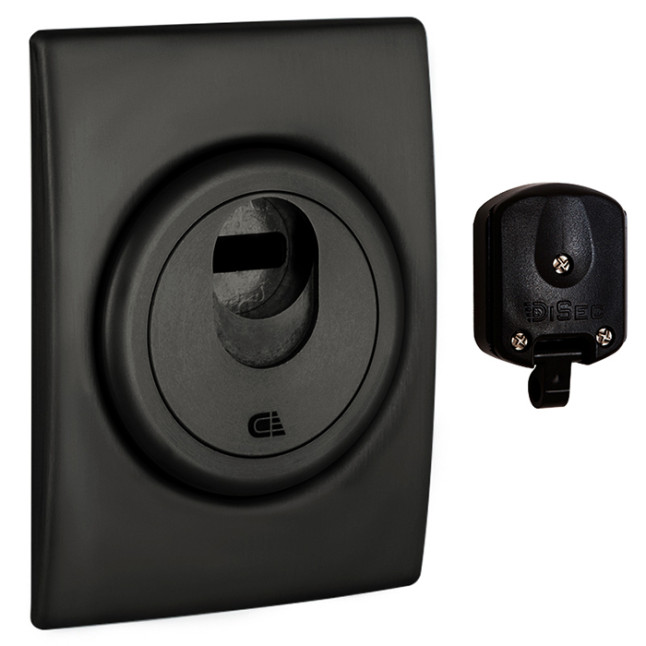 Броненакладка врезная Disec Magnetic 3G2WB черный