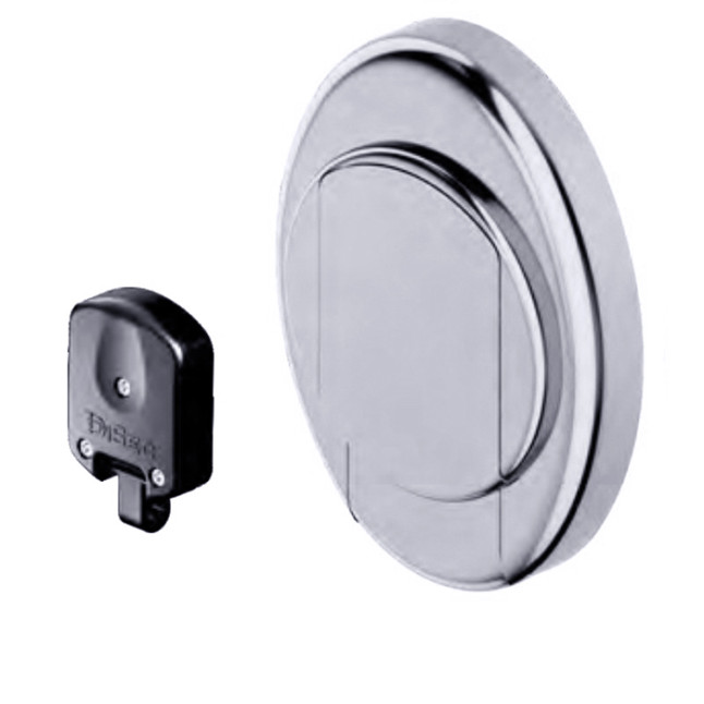 Броненакладка врезная Disec Magnetic MG3551 Oval матовый хром Броненакладка врезная Disec Magnetic MG3551 Oval матовый хром