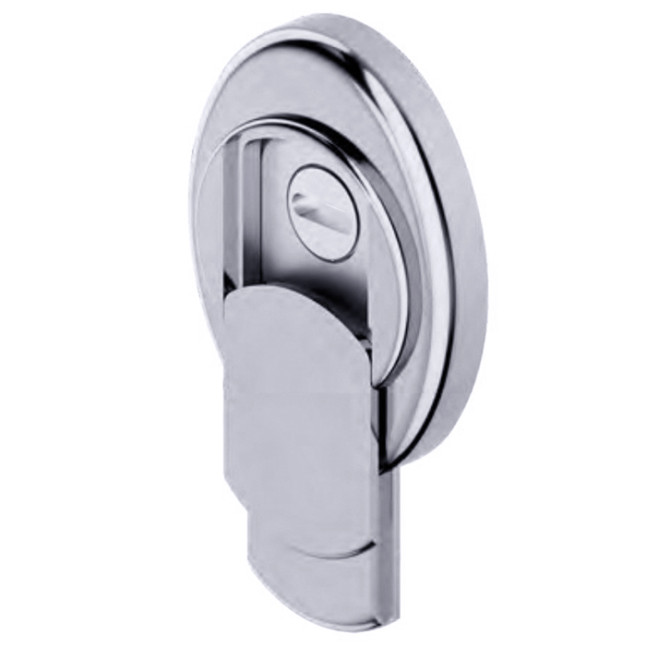 Броненакладка врезная Disec Magnetic MG3551 Oval матовый хром Броненакладка врезная Disec Magnetic MG3551 Oval матовый хром