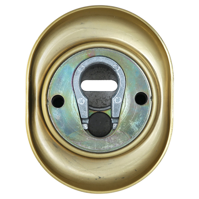 Броненакладка врізна Disec Diamond BKD250 Oval латунь PVD