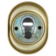 Броненакладка врізна Disec Diamond BKD250 Oval латунь PVD
