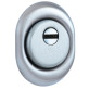 Броненакладка врізна Disec Diamond BKD250 Oval матовий хром