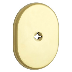 Декоративна накладка Disec KT2112 Omega Oval латунь PVD