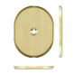Декоративная накладка Disec KT2112 Omega Oval золото