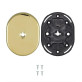 Декоративная накладка Disec KT2112 Omega Oval золото