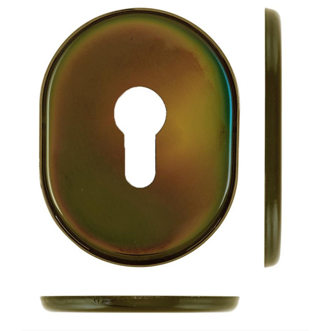 Декоративная накладка Disec KT036 PZ Oval бронза PVD
