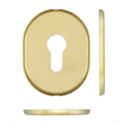 Декоративна накладка Disec KT036 PZ Oval матова латунь Декоративна накладка Disec KT036 PZ Oval матова латунь