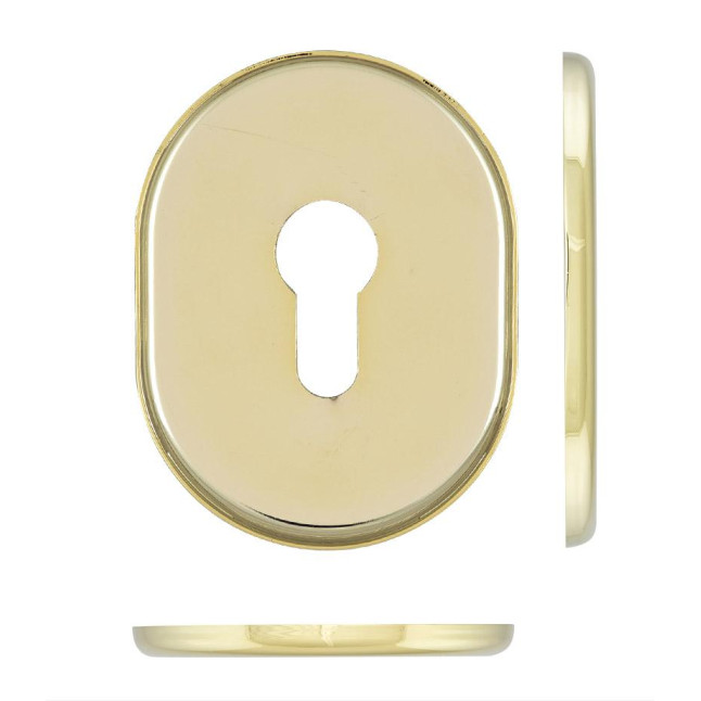 Декоративная накладка Disec KT036 PZ Oval золото