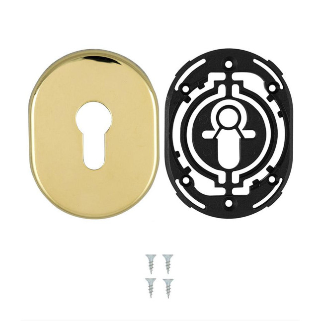 Декоративная накладка Disec KT036 PZ Oval золото