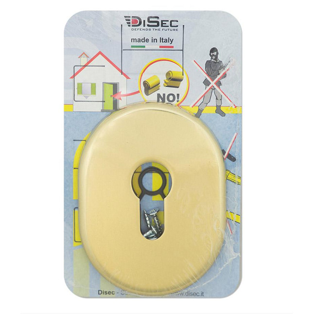 Декоративная накладка Disec KT036 PZ Oval золото
