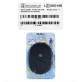 Декоративная накладка внутренняя Disec KT041 DIN Oval черный