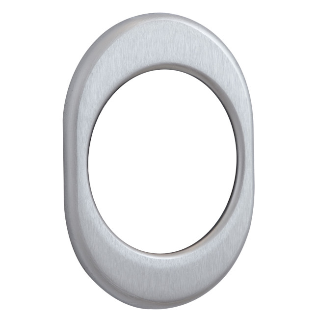 Декоративная накладка Disec KT056 Oval матовый хром Декоративная накладка Disec KT056 Oval матовый хром