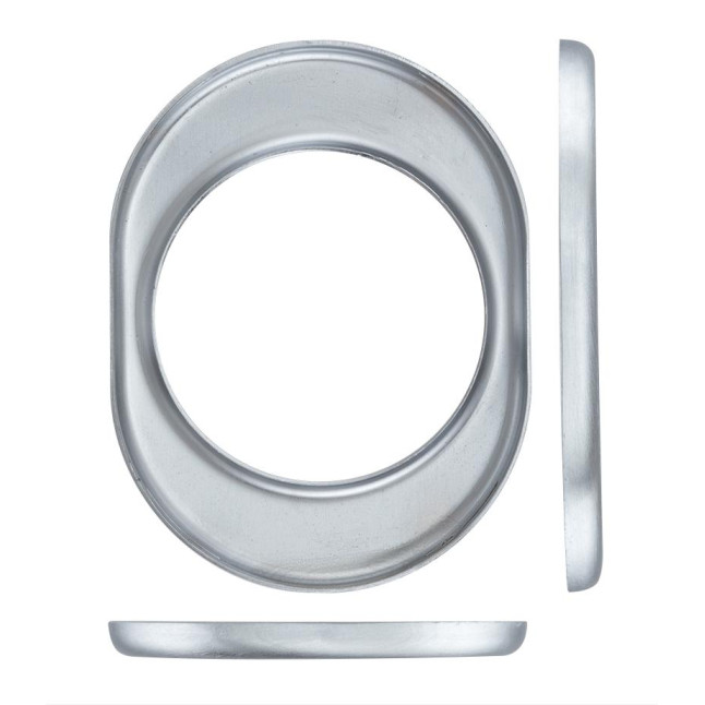 Декоративная накладка Disec KT056 Oval матовый хром Декоративная накладка Disec KT056 Oval матовый хром