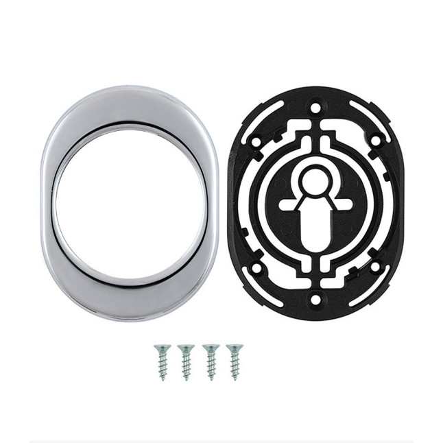 Декоративная накладка Disec KT056 Oval хром Декоративная накладка Disec KT056 Oval хром