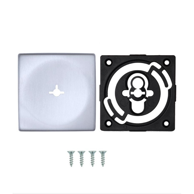 Декоративная накладка Disec KT3823 Omega SQUARE матовый хром