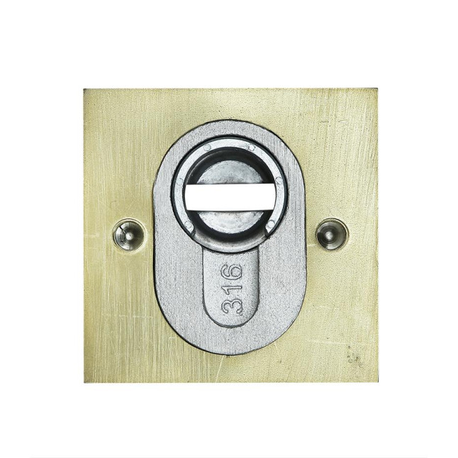 Броненакладка накладная Disec Guarda QUADRA NX2F DIN SQUARE латунь PVD Броненакладка накладная Disec Guarda QUADRA NX2F DIN SQUARE латунь PVD