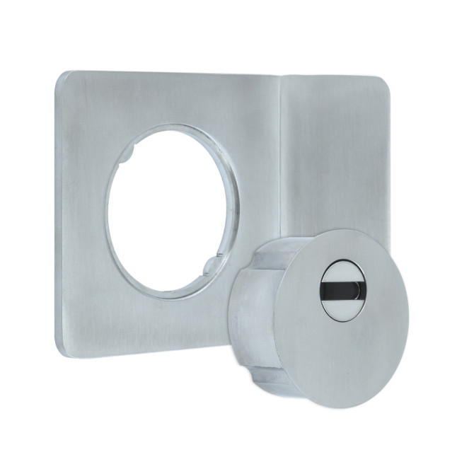 Броненакладка врезная Disec FLAT HANDLE NXPL44 DIN SQUARE матовая нержавеющая сталь Броненакладка врезная Disec FLAT HANDLE NXPL44 DIN SQUARE матовая нержавеющая сталь
