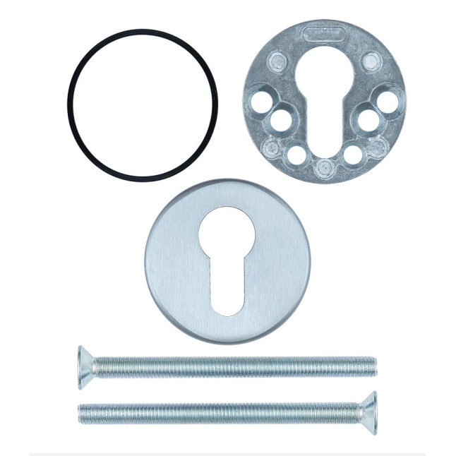 Декоративная накладка Disec KT029 PZ DIN Oval матовый хром