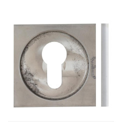 Декоративна накладка Disec KT3549 PZ DIN SQUARE матова нержавіюча сталь