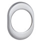 Декоративная накладка Disec KT3559 Oval матовая нержавеющая сталь Декоративная накладка Disec KT3559 Oval матовая нержавеющая сталь