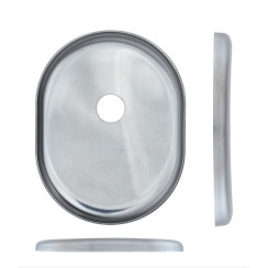 Декоративна накладка внутрішня Disec KT3560 DIN Oval матова нержавіюча сталь Декоративна накладка внутрішня Disec KT3560 DIN Oval матова нержавіюча сталь