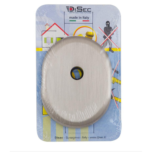 Декоративная накладка внутренняя Disec KT3560 DIN Oval матовая нержавеющая сталь Декоративная накладка внутренняя Disec KT3560 DIN Oval матовая нержавеющая сталь