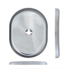 Декоративна накладка Disec KT3822 Omega Oval матова нержавіюча сталь Декоративна накладка Disec KT3822 Omega Oval матова нержавіюча сталь