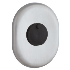 Декоративна накладка Disec KT3855 Omega Oval матова нержавіюча сталь