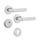 Защитная фурнитура Rostex R4/S Rotondum EXTRA Cr/Mat матовый хром Защитная фурнитура Rostex R4/S Rotondum EXTRA Cr/Mat матовый хром