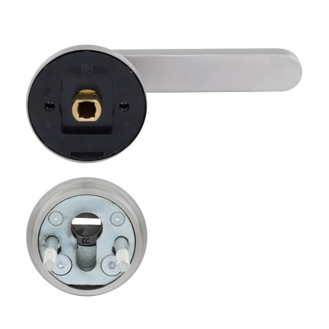 Защитная фурнитура Rostex R4/S Rotondum EXTRA Cr/Mat матовый хром Защитная фурнитура Rostex R4/S Rotondum EXTRA Cr/Mat матовый хром