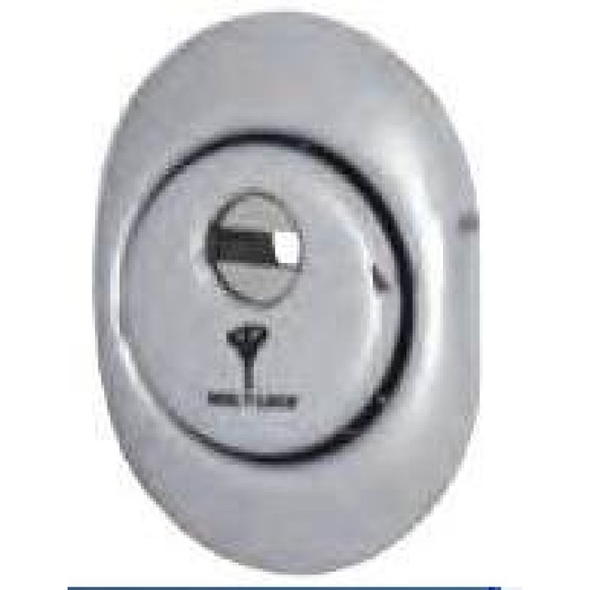 Броненакладка врізна Mul-t-lock A615 Хром мат