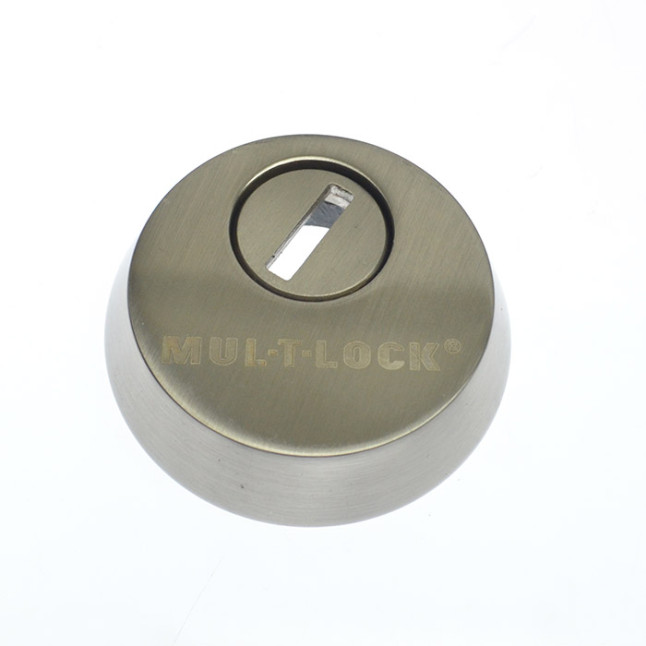 Броненакладка накладная Mul-t-lock SL3 40-89мм BN матовый никель Броненакладка накладная Mul-t-lock SL3 40-89мм BN матовый никель
