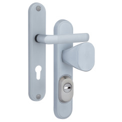 Защитная фурнитура Rostex R1 Decor (85мм) Cr/Sat сатинированный хром