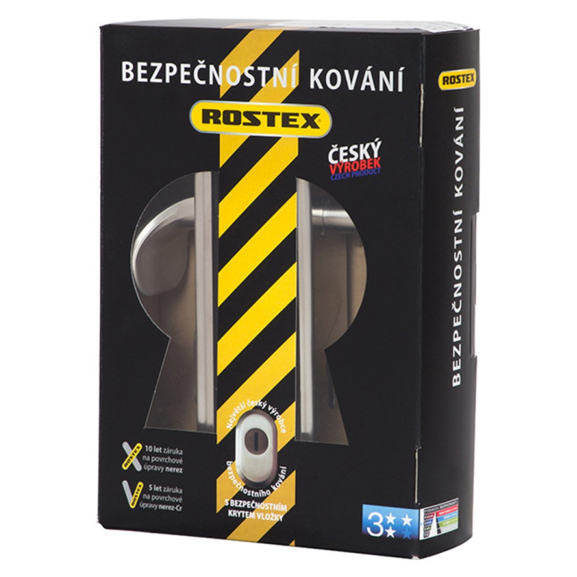 Защитная фурнитура Rostex R1 Universal (90мм) Cr/Mat матовый хром