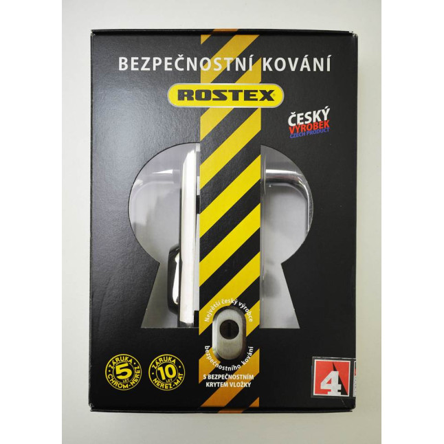 Защитная фурнитура Rostex R4 Decor (72мм) Cr/Mat матовый хром Защитная фурнитура Rostex R4 Decor (72мм) Cr/Mat матовый хром