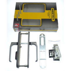 Защитная фурнитура Rostex R4 Decor (90мм) Cr/Sat сатинированный хром