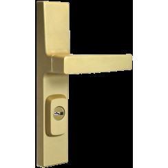 Защитная фурнитура Rostex R4 Office (72мм) Ti/Sat сатинированное золото