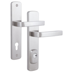 Защитная фурнитура Rostex R4 Astra (90мм) матовая нержавеющая сталь