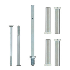 Комплект удлинения для защитной фурнитуры Rostex Solid-Pro+ fix-mov R1 (81-90 мм)