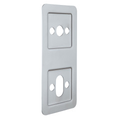 Пластина ремонтна Rostex Quadrum 90мм матова нержавіюча сталь