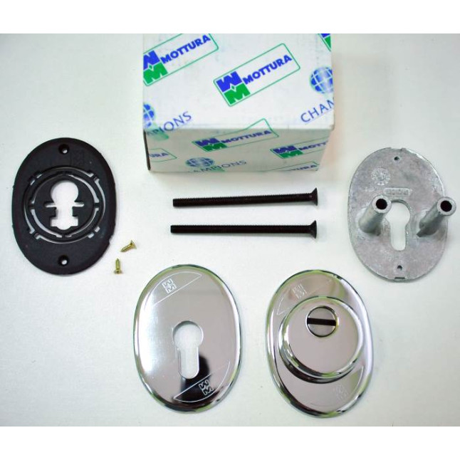 Броненакладка врізна Mottura 94 kit mer CR хром
