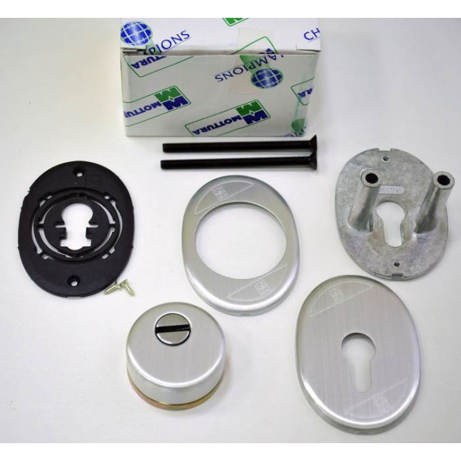 Броненакладка врізна Mottura 94 kit mer CS матовий хром
