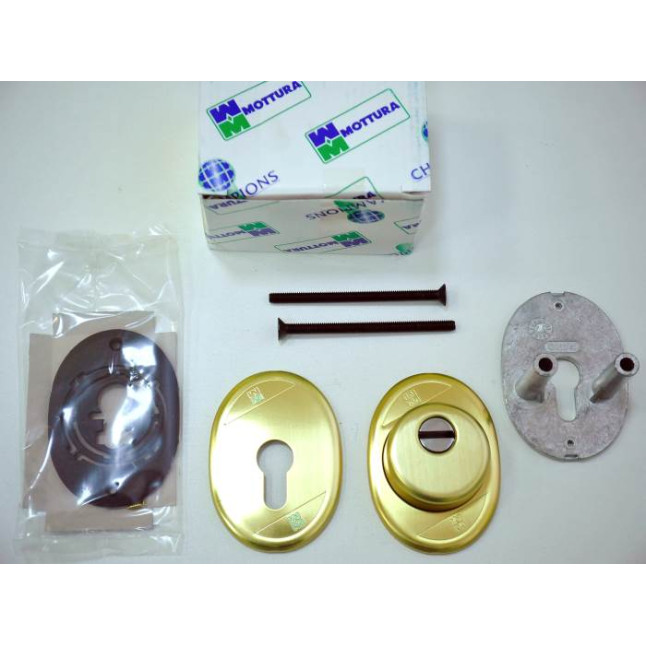 Броненакладка врізна Mottura 94 kit mer OT матове золото