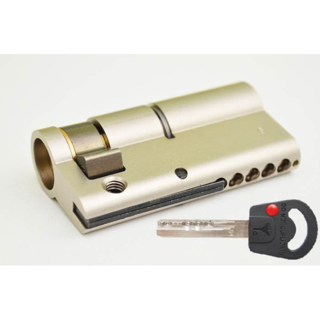 Цилиндр Mul-t-lock Classic 59.5 (50x9.5) ключ - половинка NST никель сатин Цилиндр Mul-t-lock Classic 59.5 (50x9.5) ключ - половинка NST никель сатин