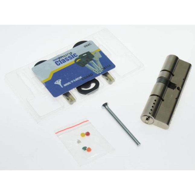 Циліндр Mul-t-lock Classic 120 (50x70) ключ-ключ NST нікель сатин Циліндр Mul-t-lock Classic 120 (50x70) ключ-ключ NST нікель сатин