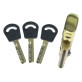 Циліндр Mul-t-lock Classic 85 (50x35T) ключ-тумблер EB латунь